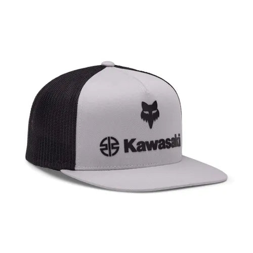 Fox X Kawasaki Snapback Hat - Steel Grey