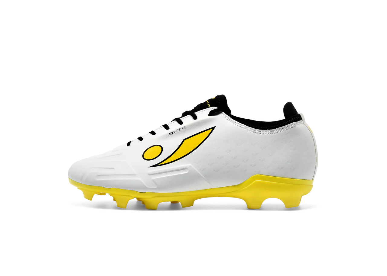 Concave Halo Kids v2 Football Boot - White/Yellow/Black