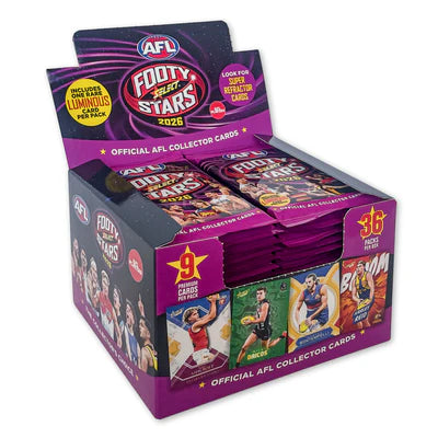 2026 AFL Footy Stars Cards Box - 36 Packs