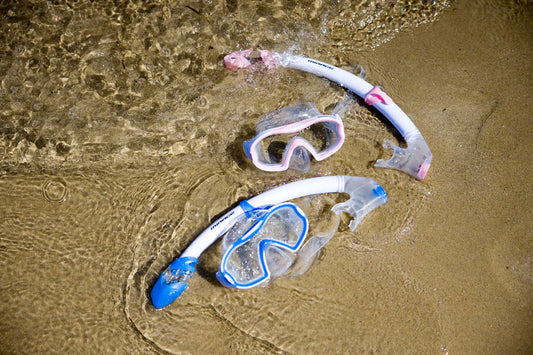 Mirage Horizon Dry Mask and Snorkel Set Junior - Blue