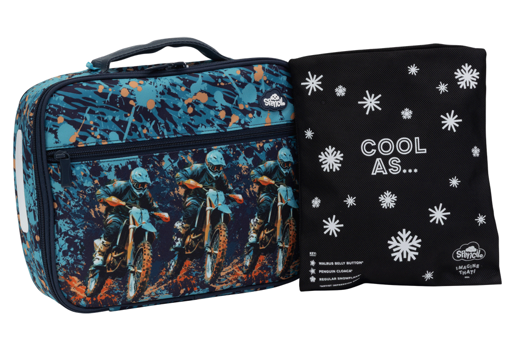 Big Cooler Lunch Bag - Moto Camo Trax