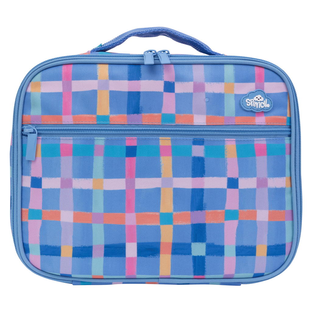 Big Cooler Lunch Bag - Pastel Plaid