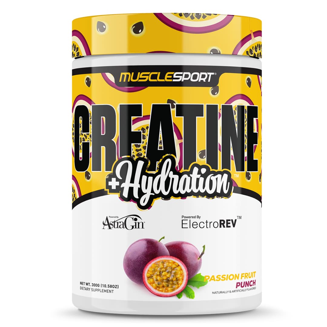 Musclesport Creatine & Hydration - Passionfruit Punch