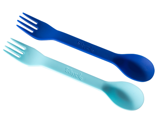 Spork Set 2pk - Azure/Sky