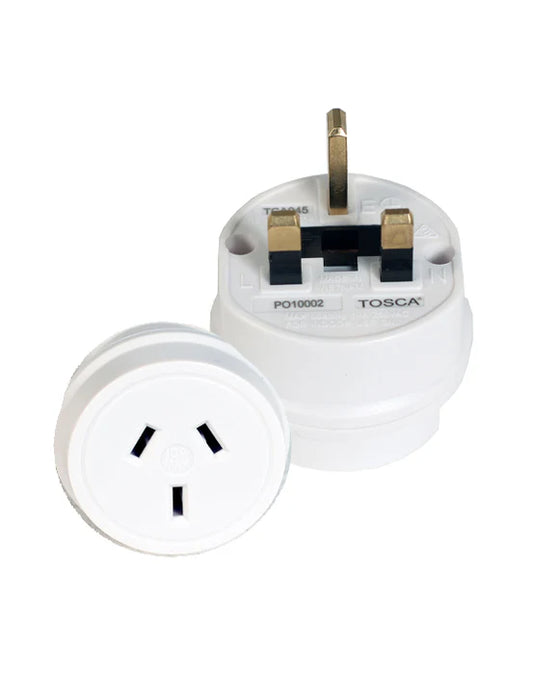 Tosca Travel Adapter for UK & Hong Kong