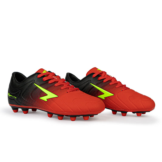 Velocity Junior Football Boots - Red/Yellow/Black WIDE Fit