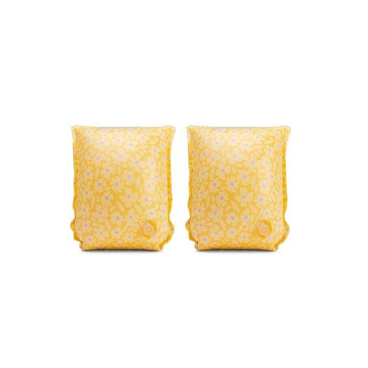 Swim Essentials Inflatable Arm Bands Flowers Yellow, 0-2 yrs