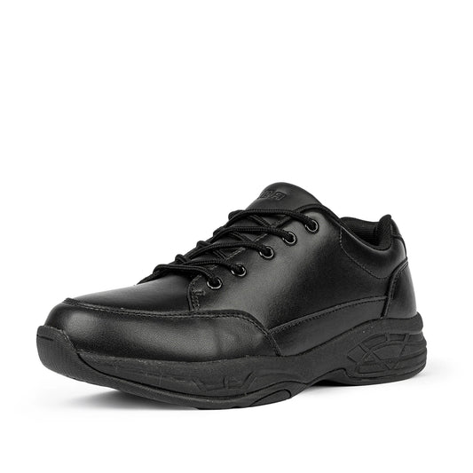 Sfida Alex 2 Junior Leather Lace Up School Shoe - Black
