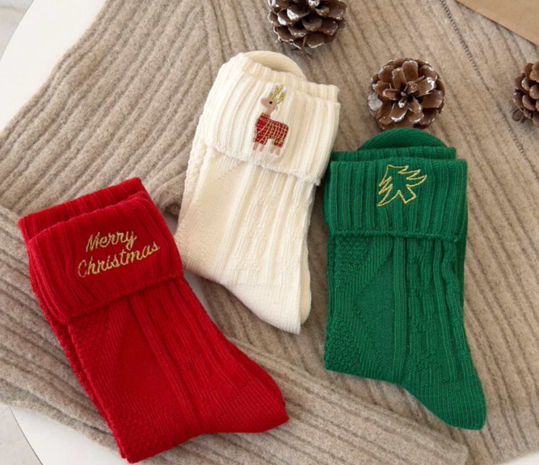 GSOX Christmas Grip Sock 3 Pack