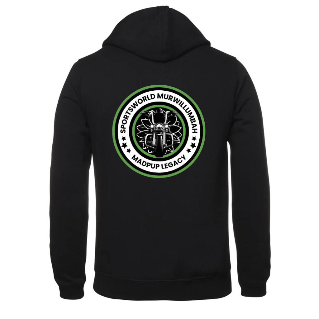 Sportsworld Madpup Legacy Adults Zip Fleecy Hoodie