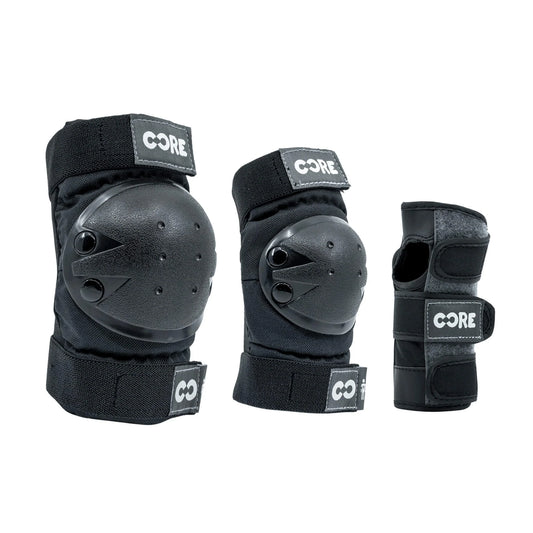 Core Junior Triple Pad Set - Black