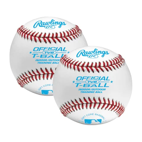 Rawlings T-Balls / Baseballs 6U - 2pk