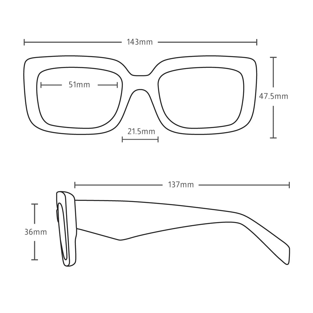 Laguna - Gloss Alabaster Frame with Brown Gradient Lens