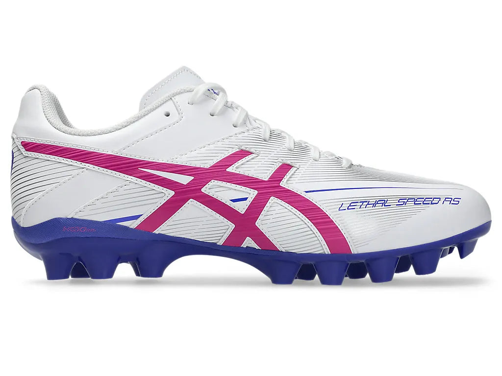 Asics Lethal Speed RS Football Boot - White/Digital Sakura