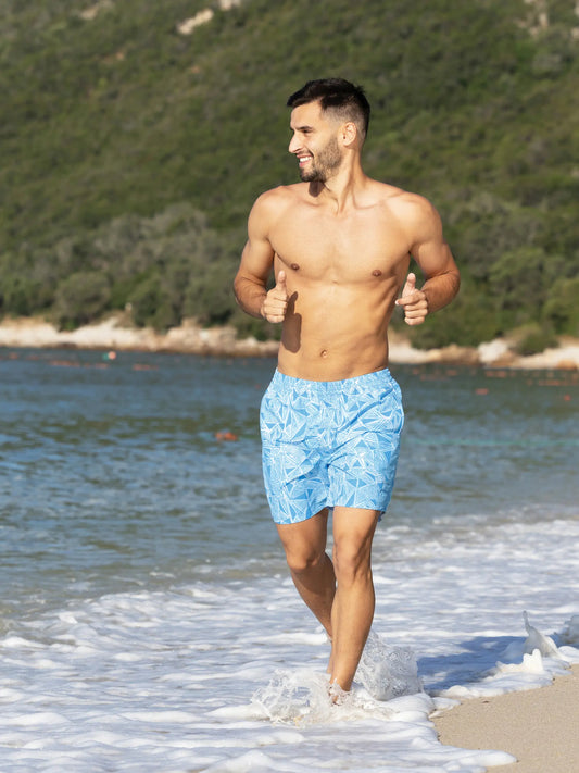 Zoggs Men's Geometric 16 Inch Water Shorts