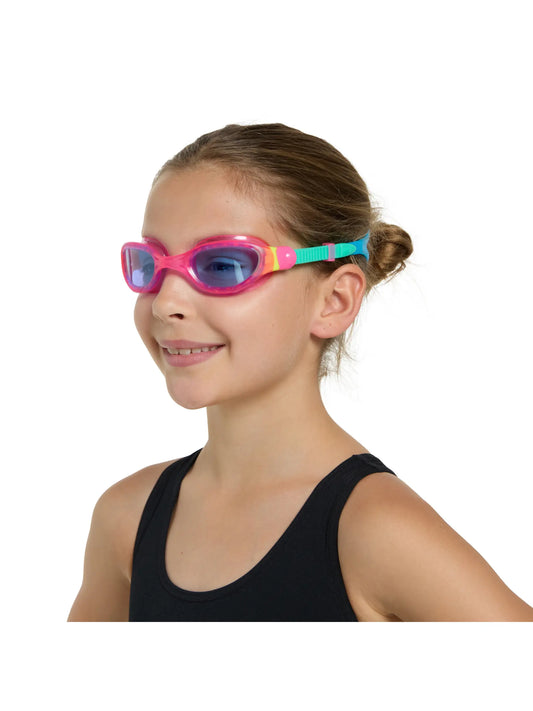 Zoggs Phantom 2.0 Junior  Goggles - Pink/Turquoise blue tint