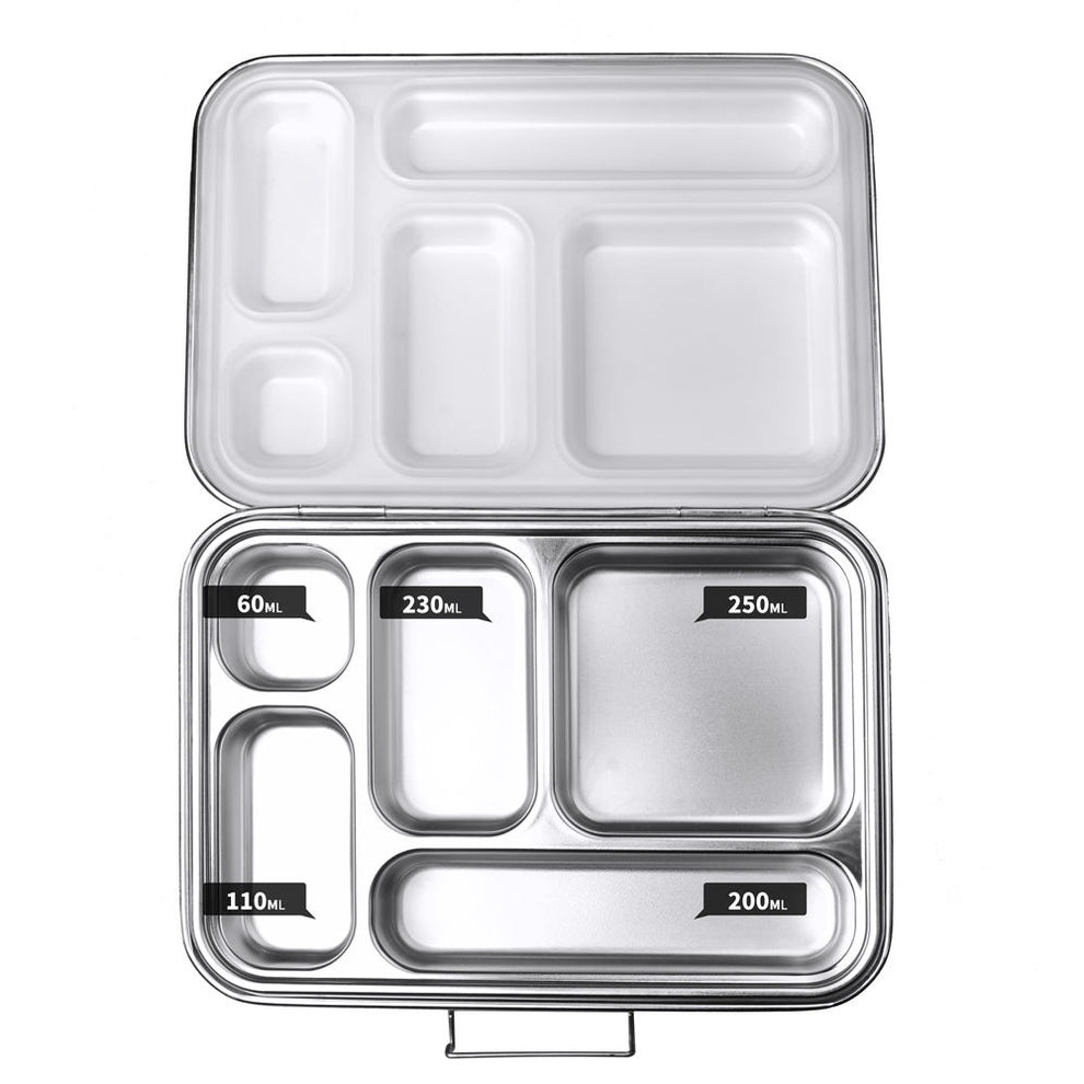 Stainless Steel Bento Lunch Box 5 - Emerald Green