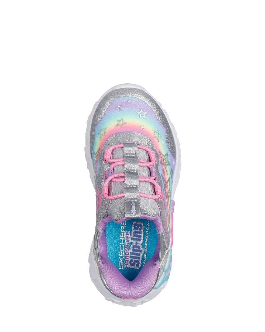 Skechers Infant's Slip Ins: Unicorn Charmer Lil Starlite - Silver/Multi
