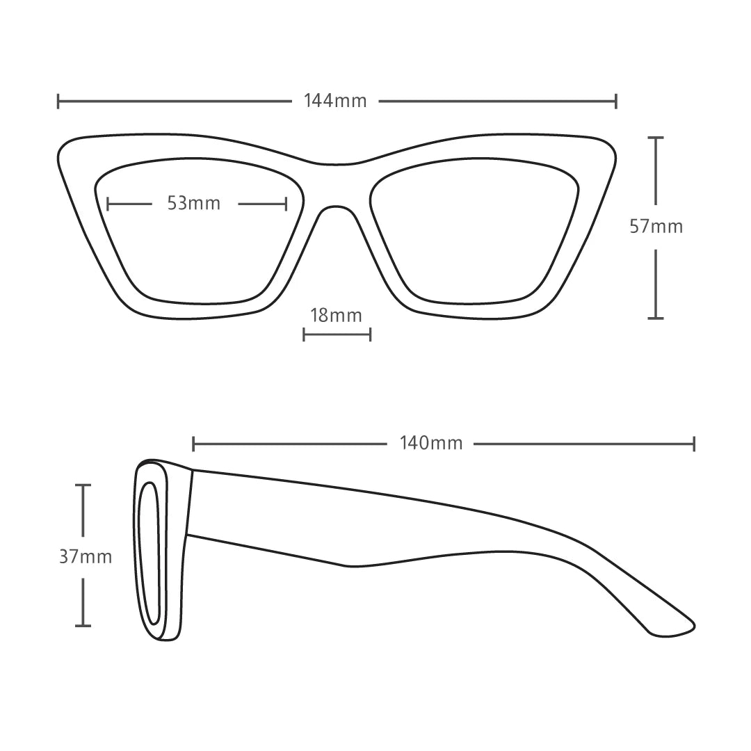 Tahoe - Gloss Translucent Seashell Frame with Brown Lens